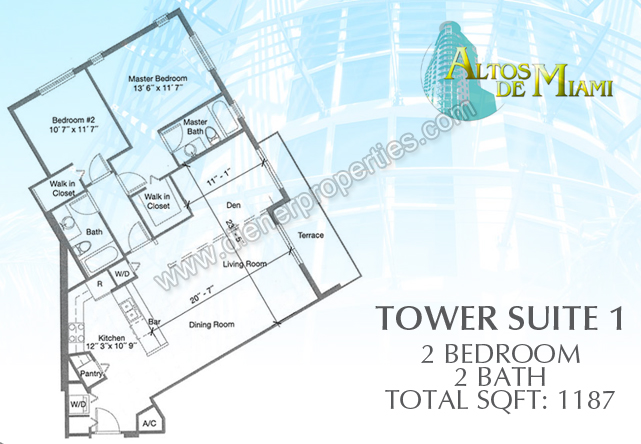 Altos de Miami Condo Floor Plans